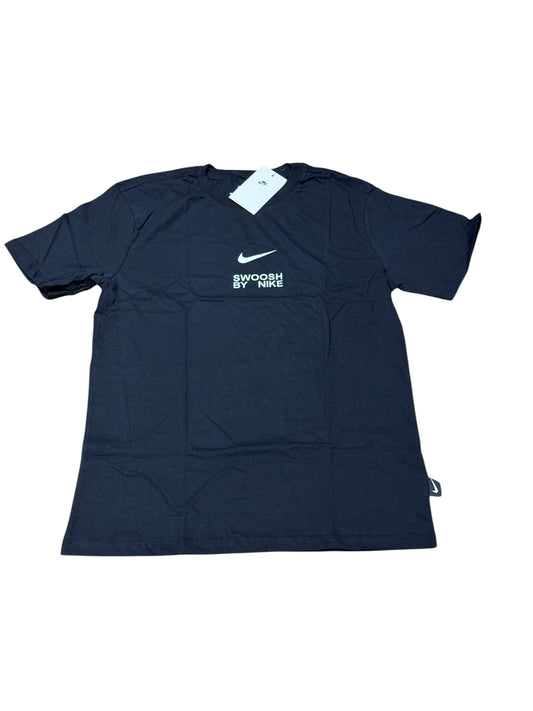 NIKE SWOOSH BY NIKE T-SHIRT MENS BLACK