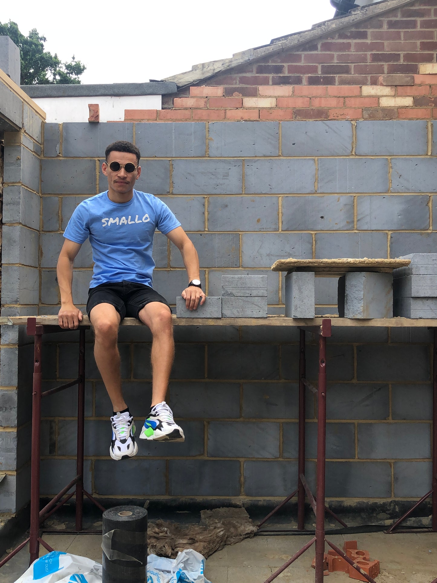 SMALLO Baby Blue Tee