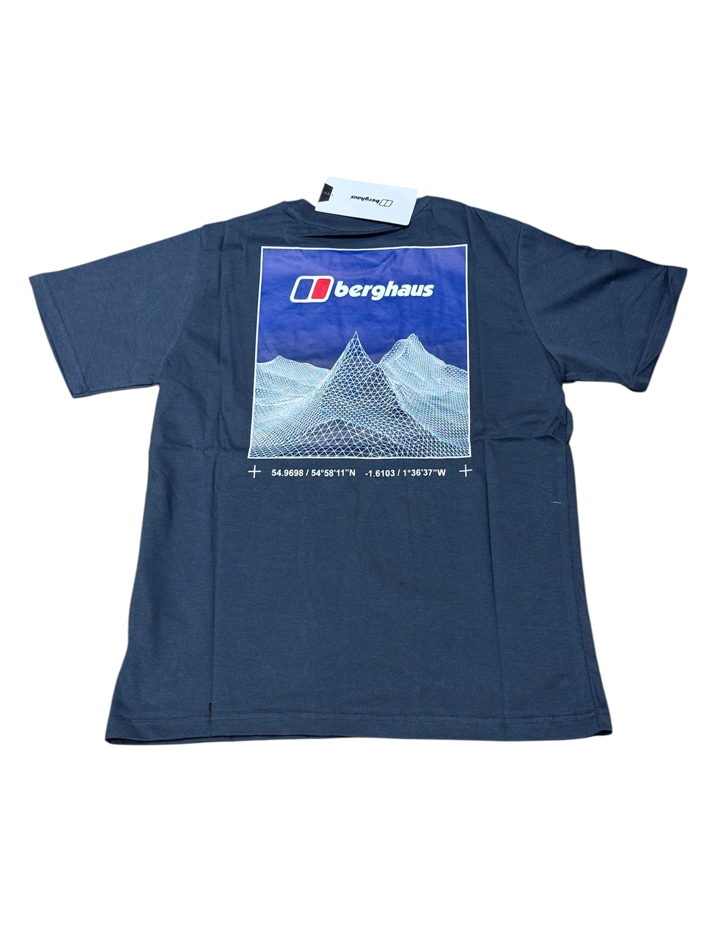 BERGHAUS PINNACLE POINT T-SHIRT MENS DARK GREY