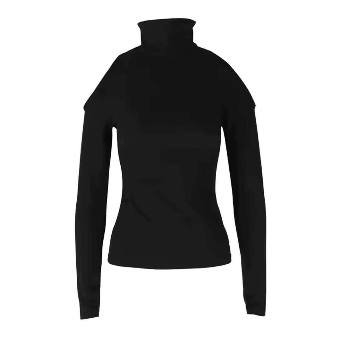 Women Longsleeve T-shirt Black
