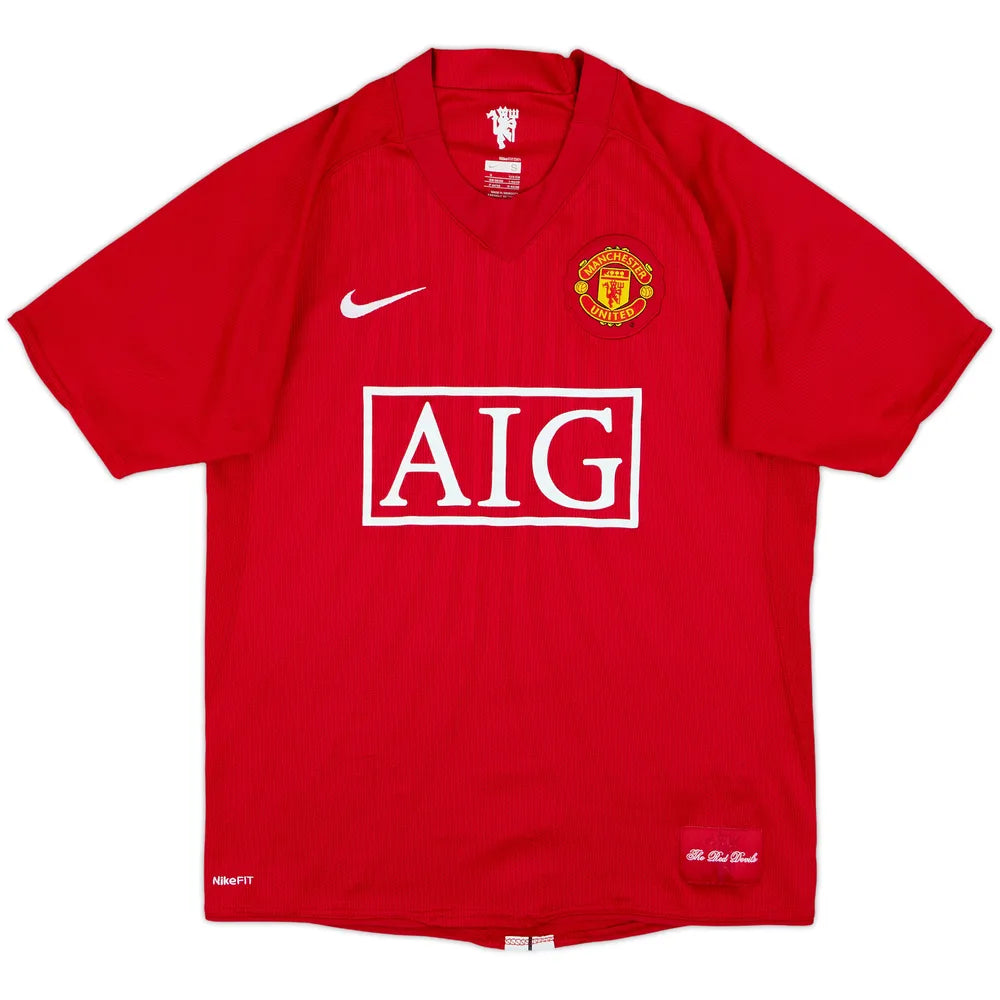 2007-09 Manchester United Home Shirt Ronaldo #7