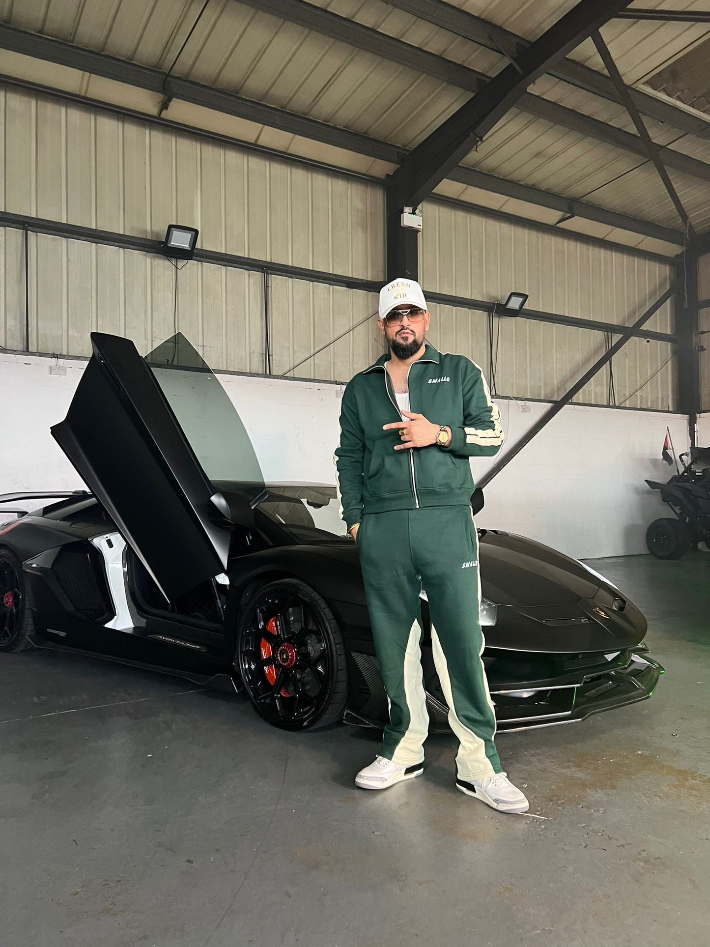 SMALLO men's striped tracksuit