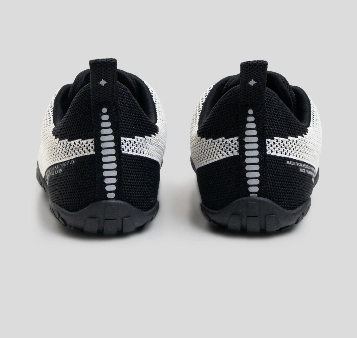 Tech Tabi Magnesium White | Barefoot Running Shoes