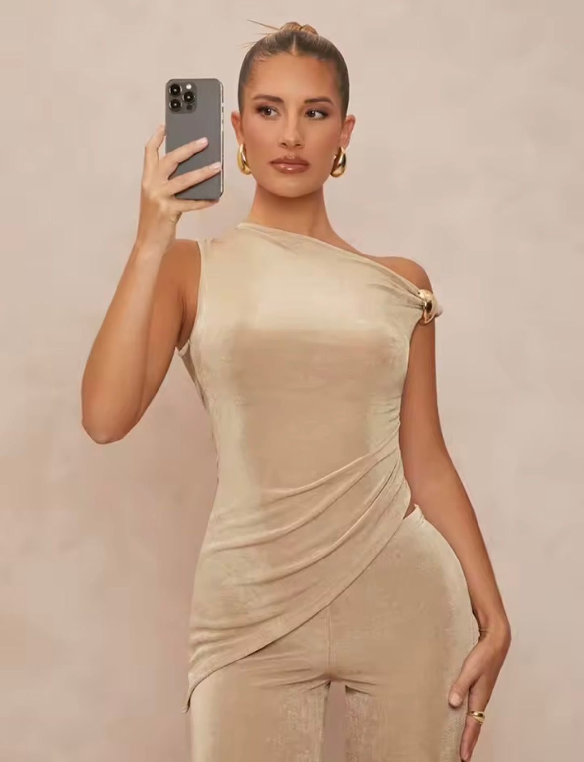 Two Piece Set Women Flare Set