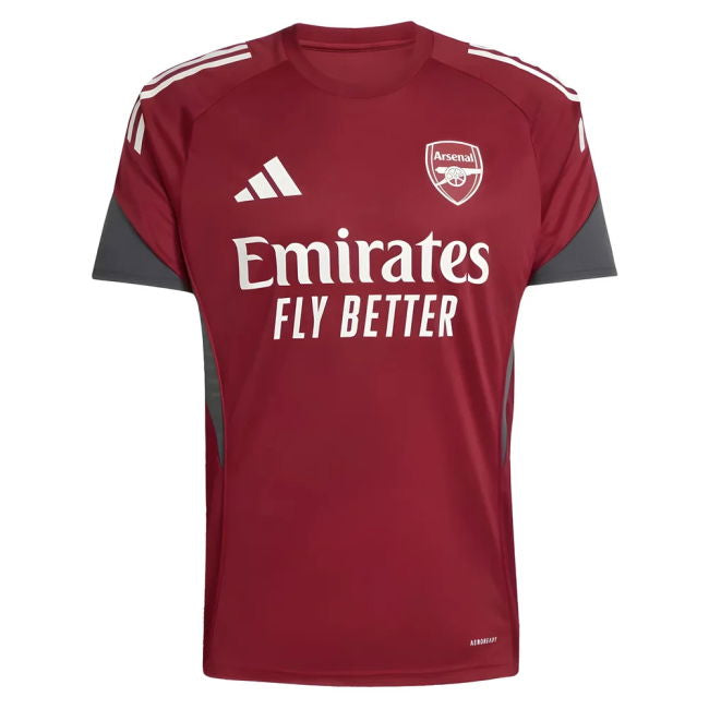 Mens Arsenal Eu Training Jersey - Burgundy