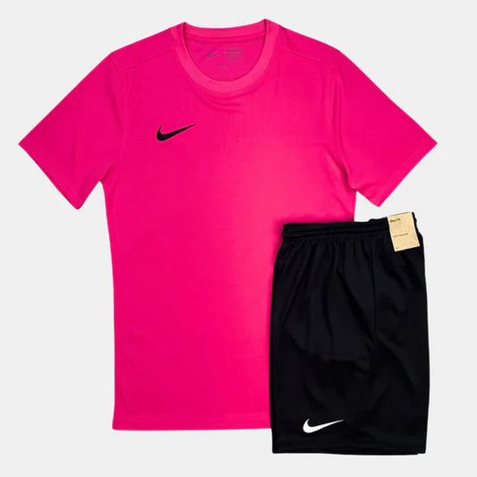 NIKE JUNIOR DRI FIT SET - PINK / BLACK
