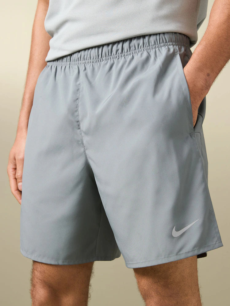 Nike Light Grey Dri-FIT Challenger Shorts