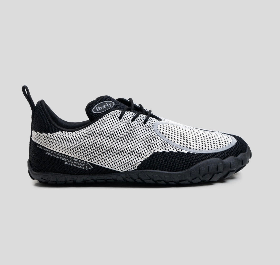 Tech Tabi Magnesium White | Barefoot Running Shoes