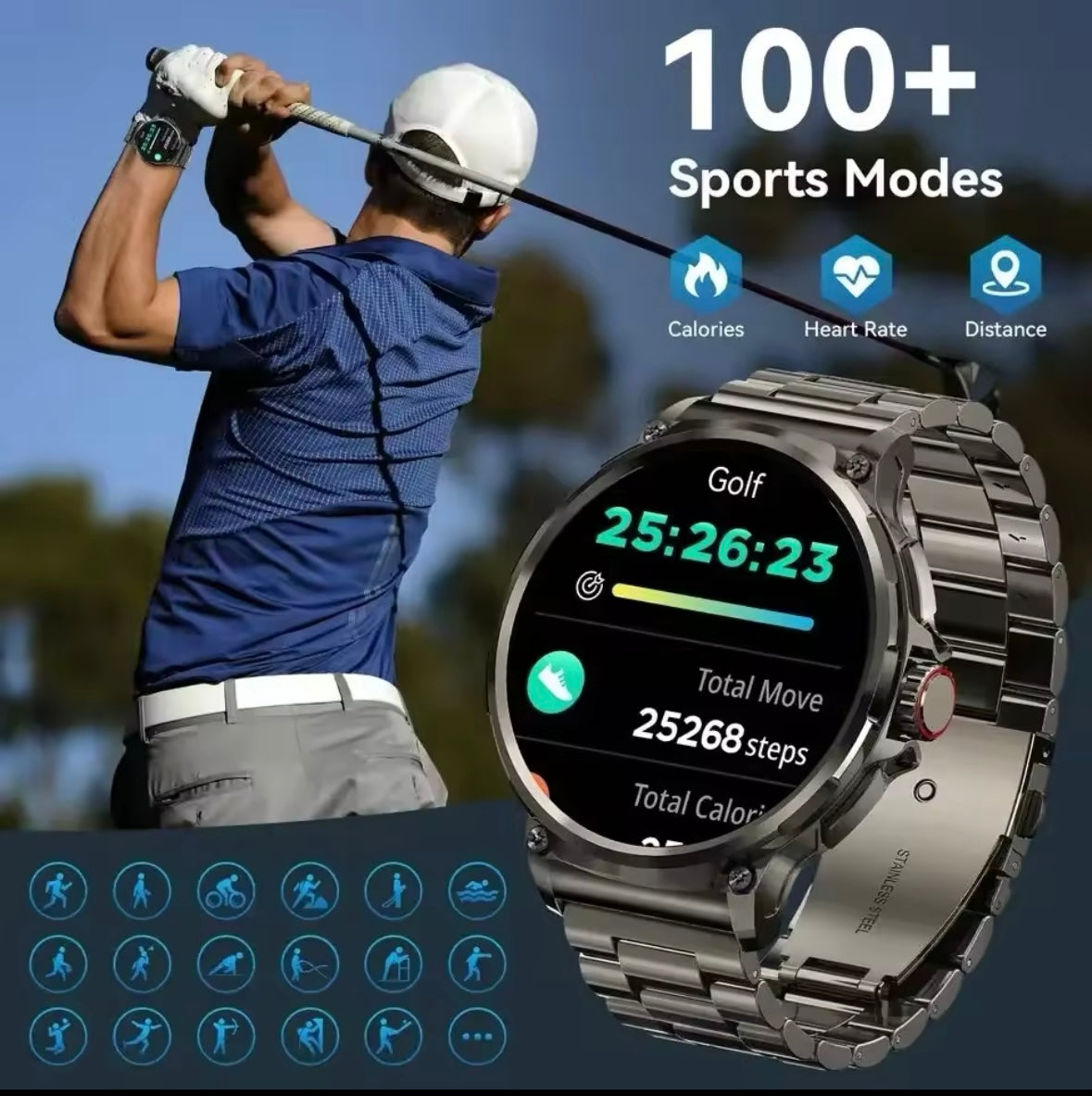 New 1.85-inch Ultra HD Smart Watch