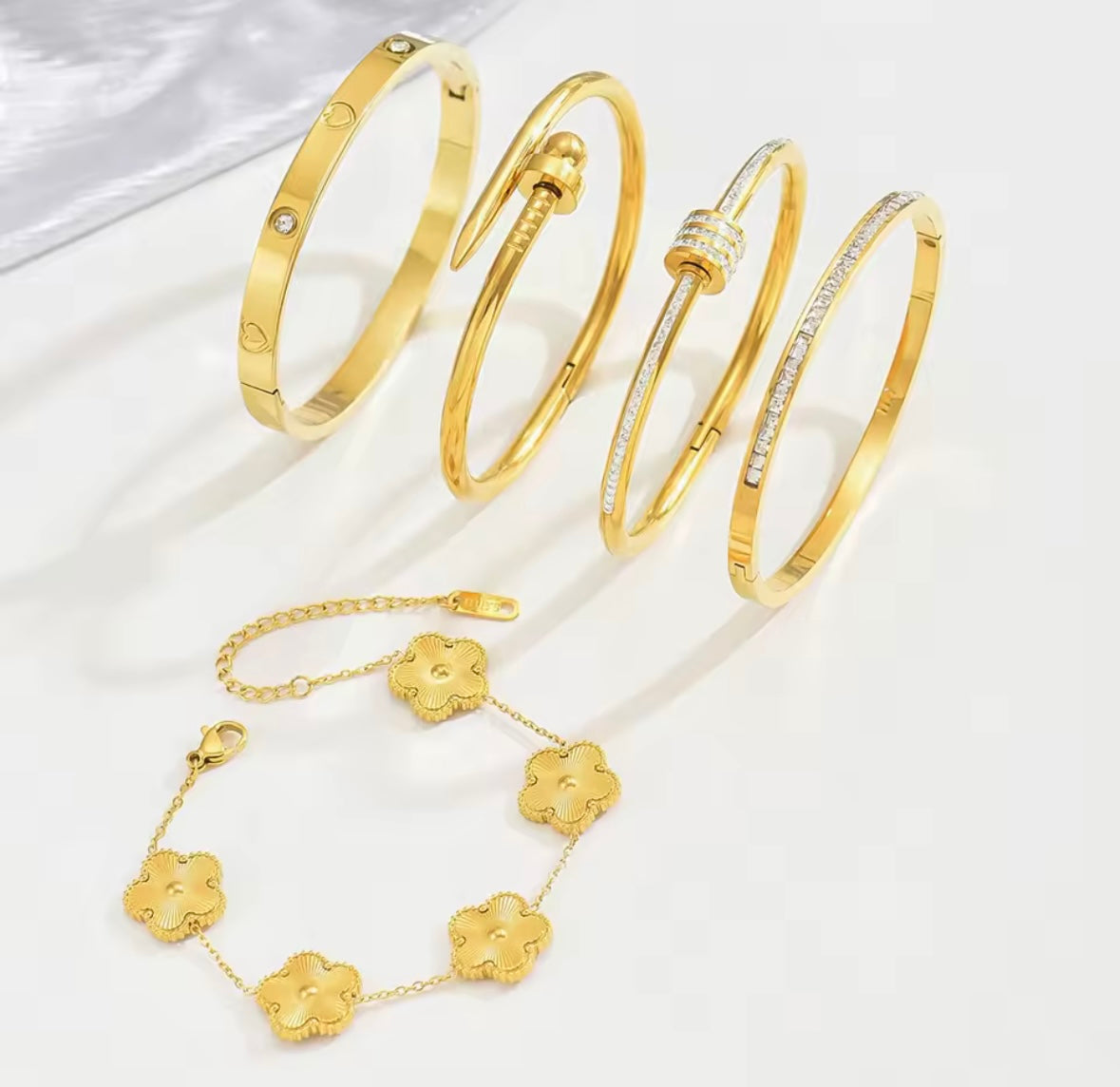 Four-leaf Clover Lucky Bracelet