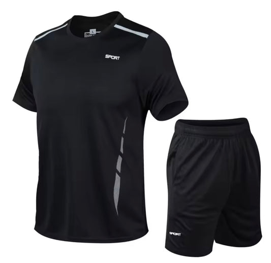 CHRLCK Men's Quick Drying Running Set