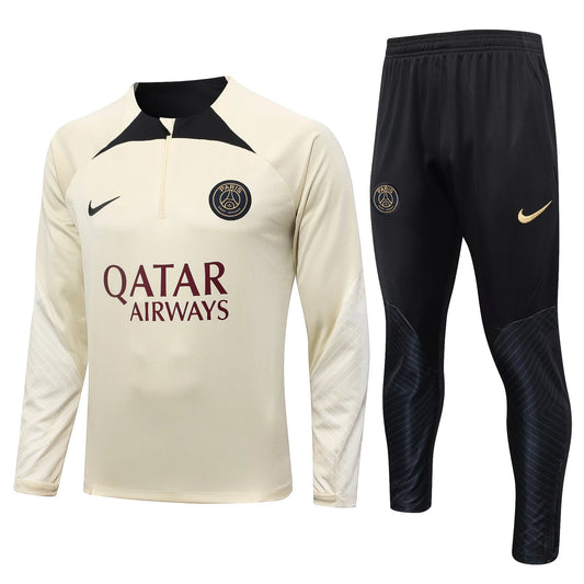 PSG Training Tracksuit Cream/Black 23/24