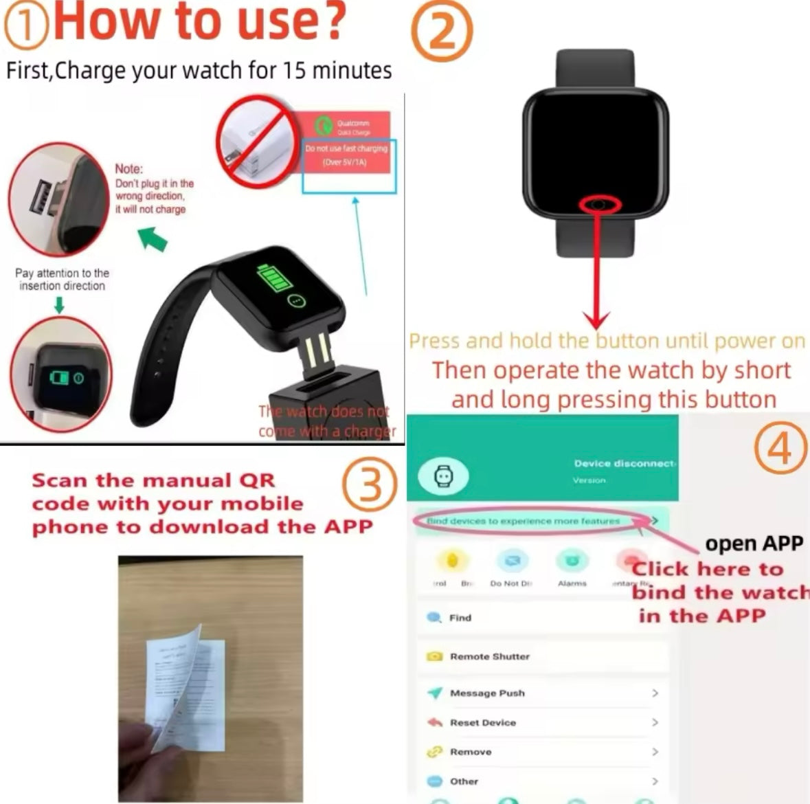 Wireless Calling Smart Watch