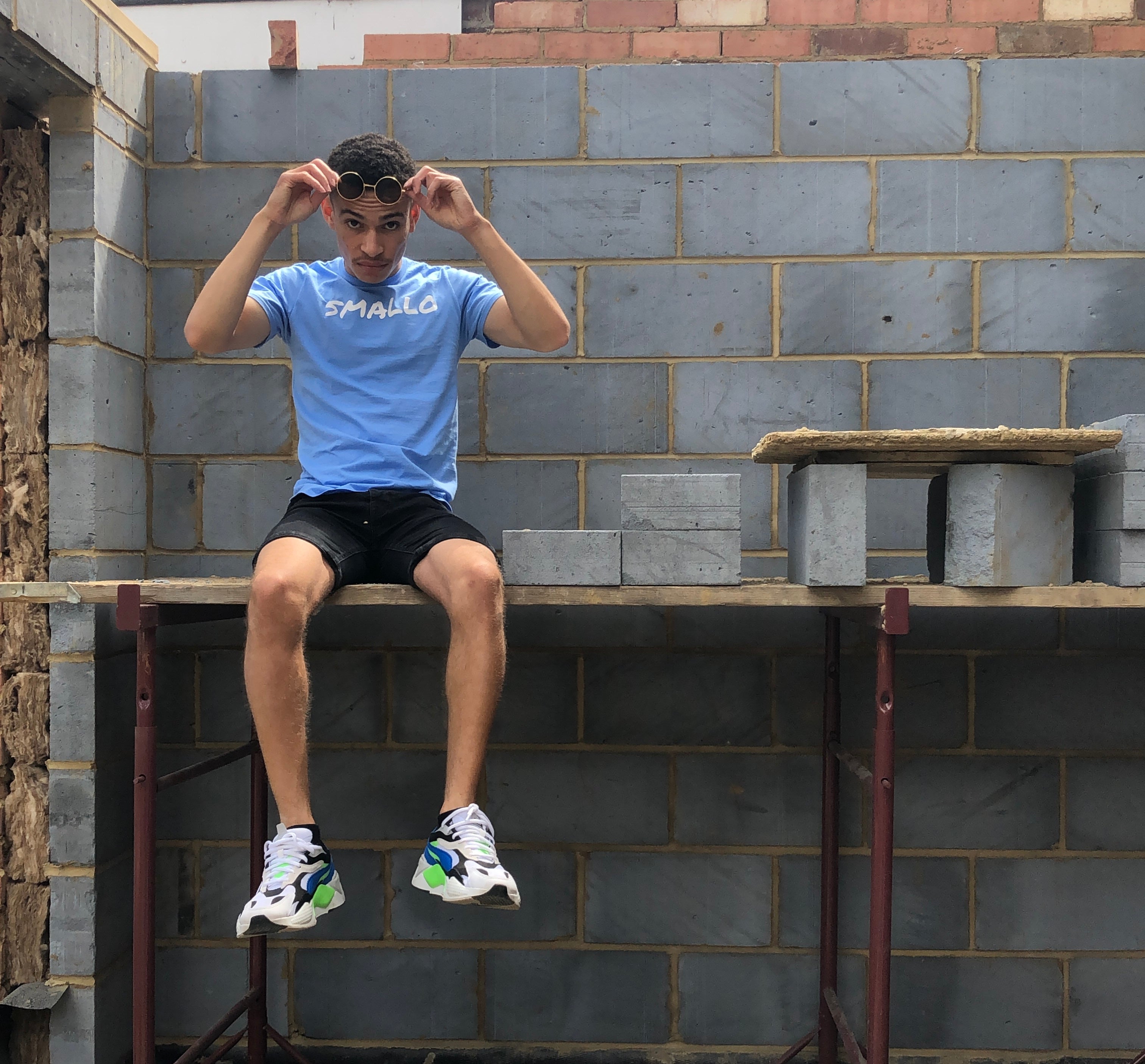 SMALLO Baby Blue Tee