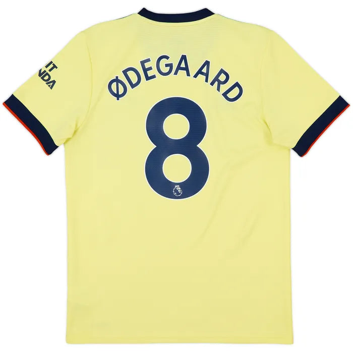 2021-22 Arsenal Away Shirt Odegaard #8
