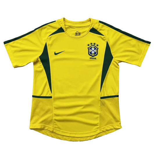 Retro 2002 Brazil Home Football Shirt