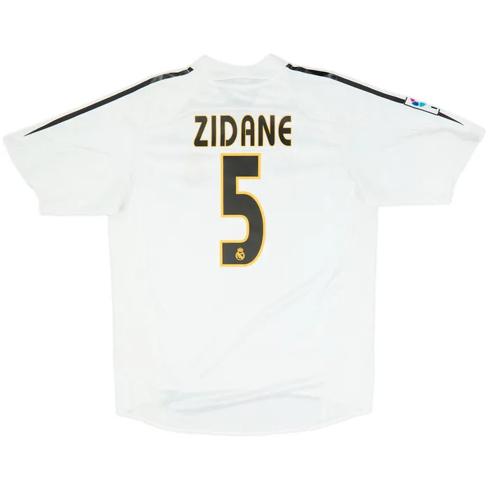 2004-05 Real Madrid Home Shirt Zidane #5