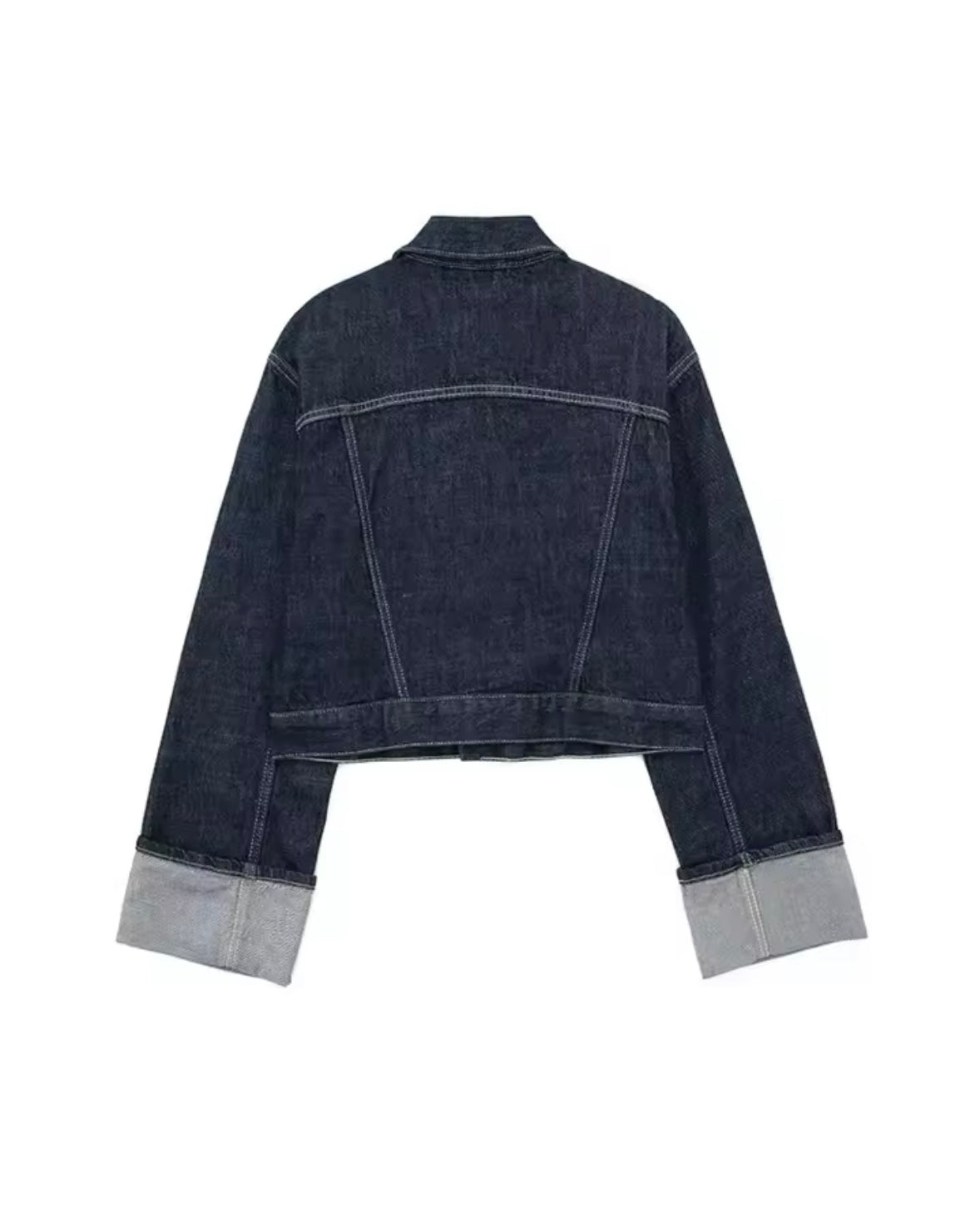 Denim Blue Single Breasted Jackets