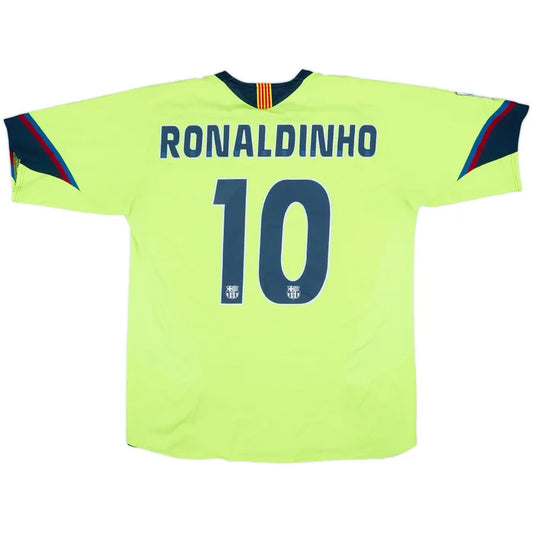 2005-06 Barcelona Away Shirt Ronaldinho #10