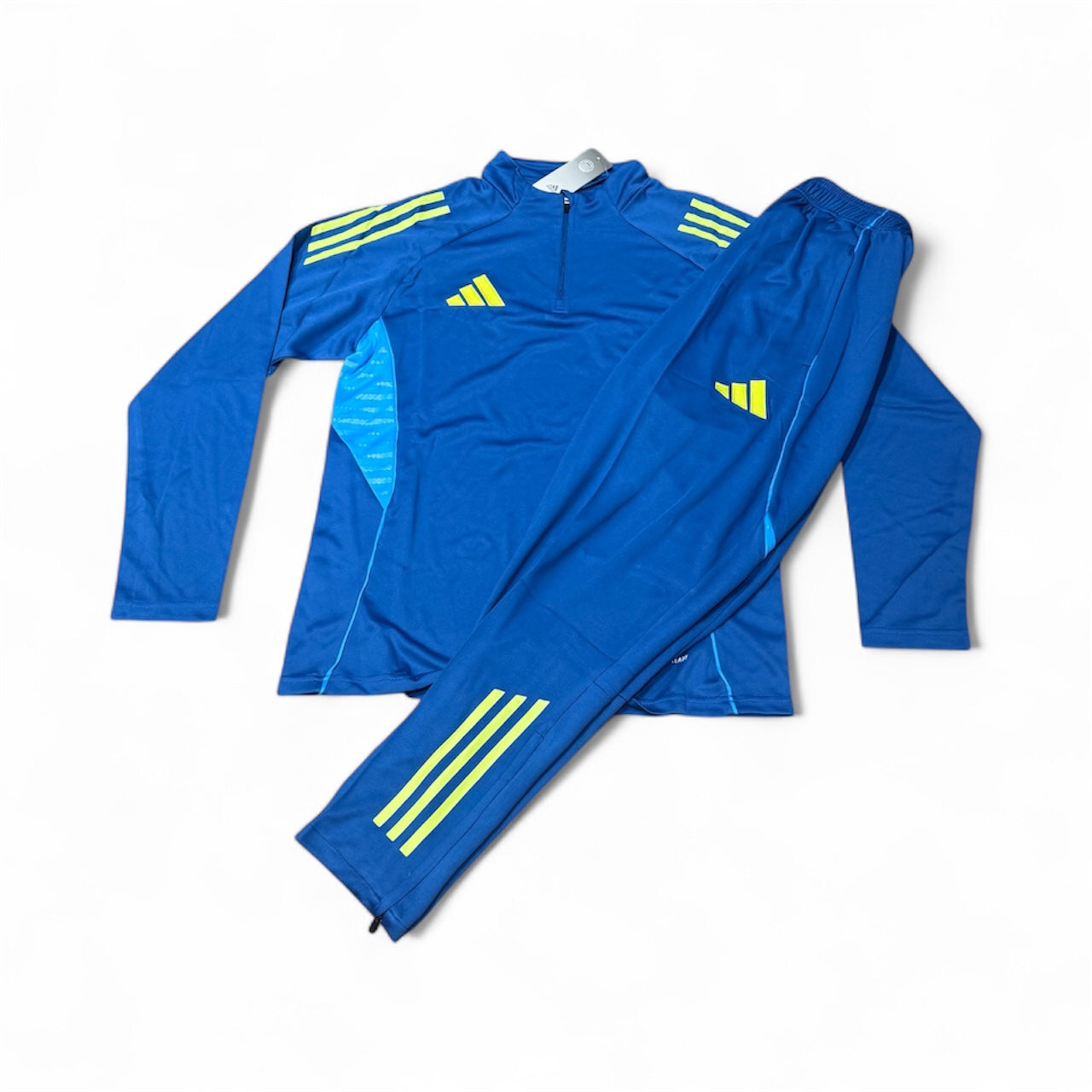 Adidas Striped Tracksuit Blue