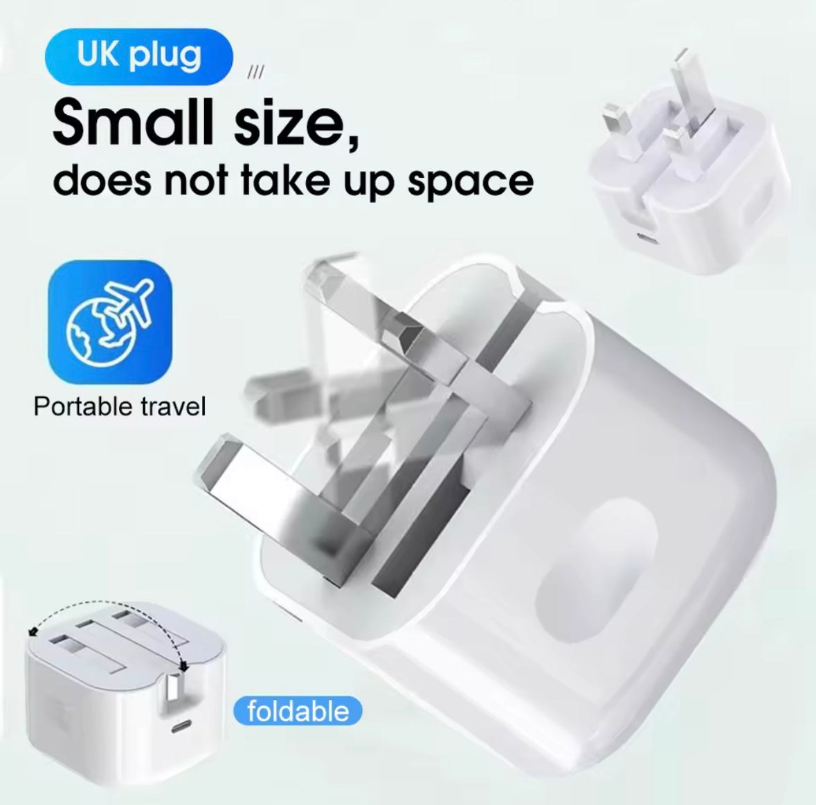 20W Fast Charger For iPhone 17, 16