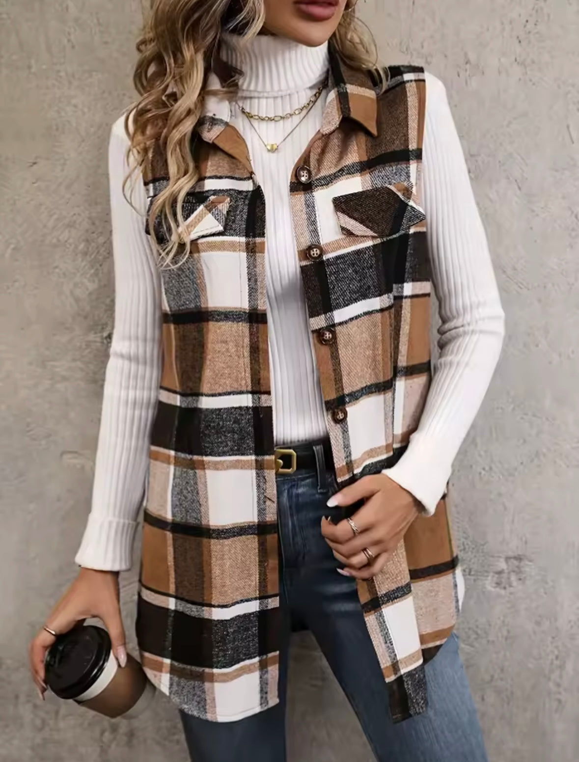 Sleeveless Coat Ladies