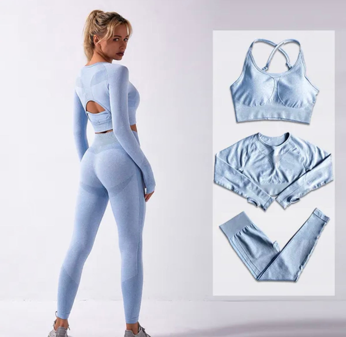 Women’s 3 Piece Gym Set