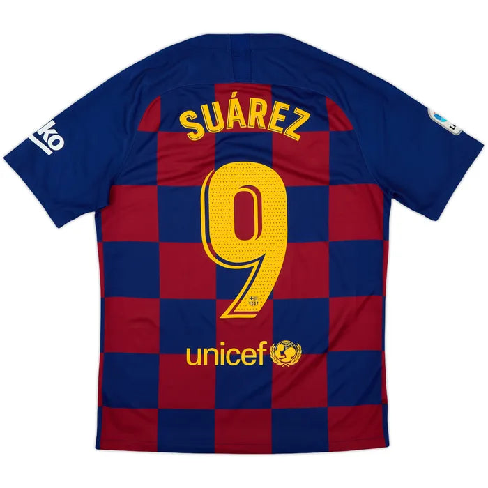 2019-20 Barcelona Home Shirt Suarez #9
