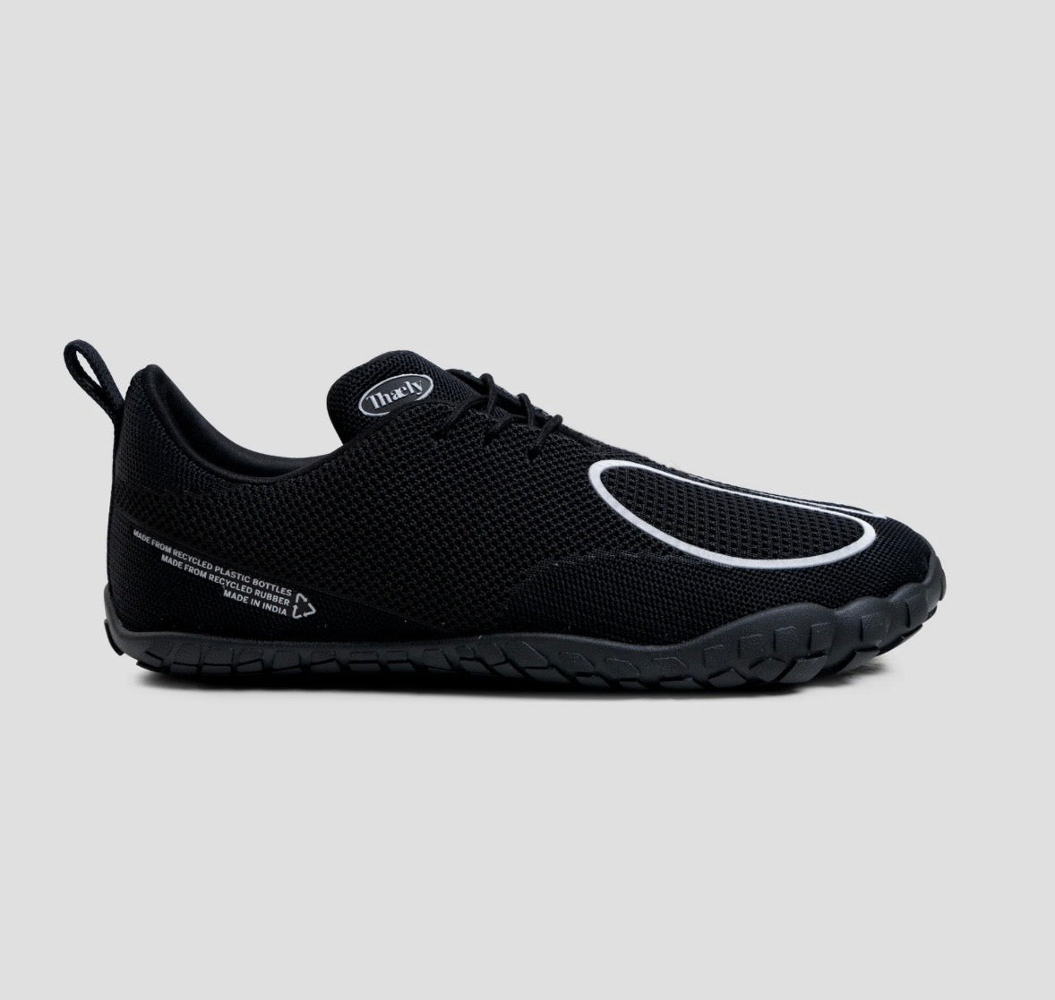 Tech Tabi Obsidian Black | Barefoot Running Shoes