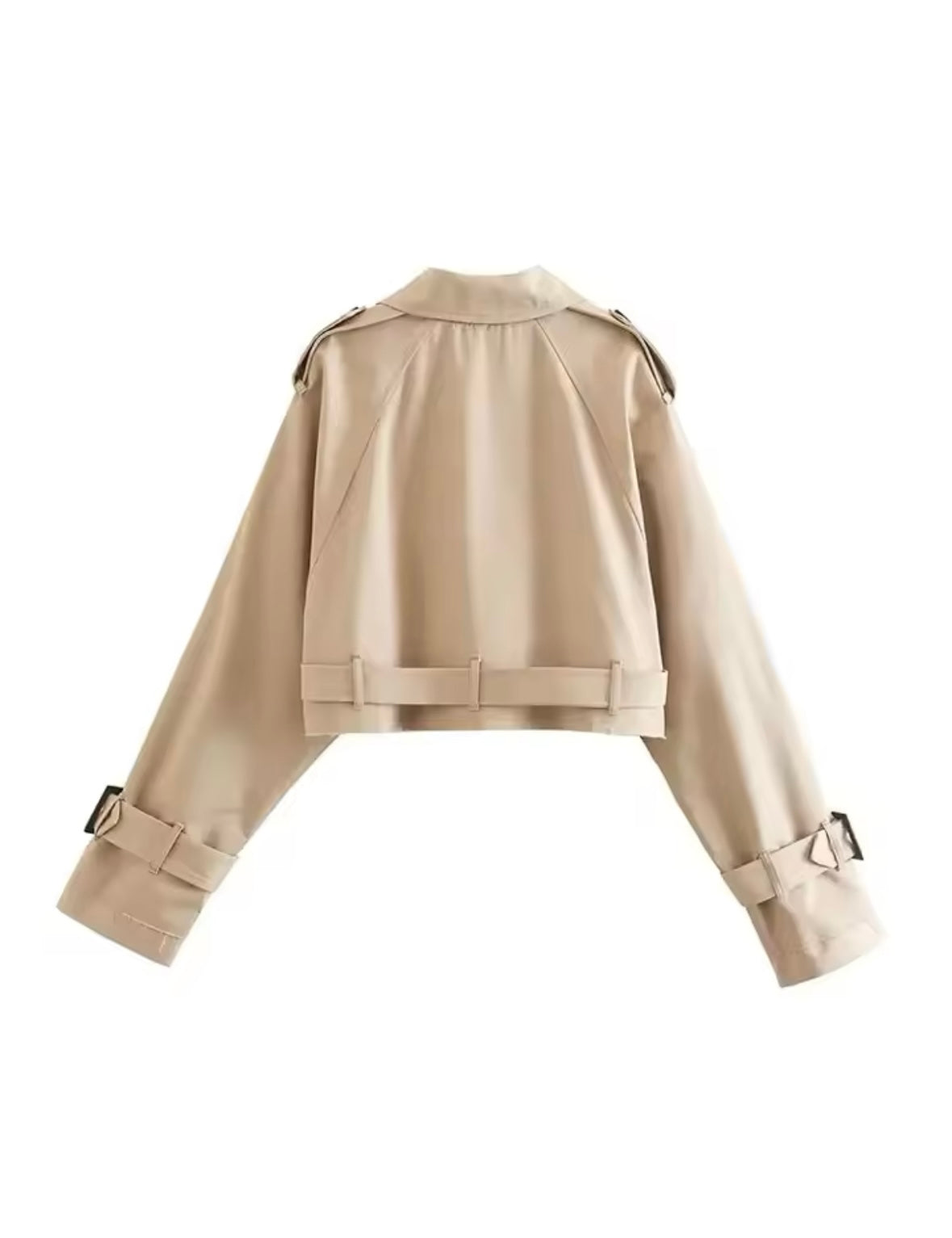 Cropped Trench Spring Jacket Women