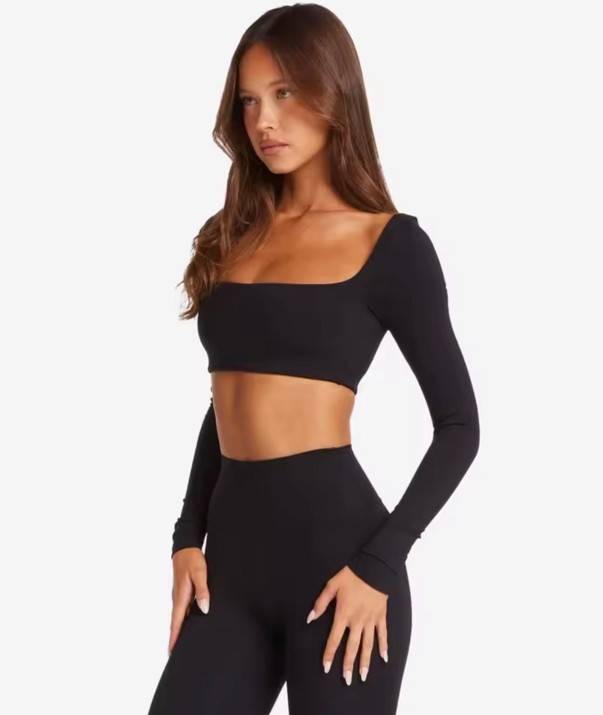 Women’s cropped fitness set