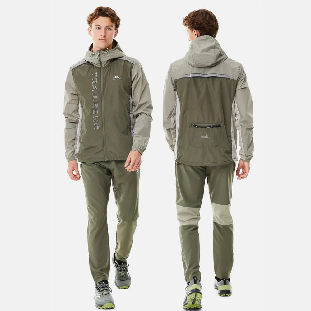 TRAILBERG AW24 TRIATHLON TRACKSUIT - KHAKI