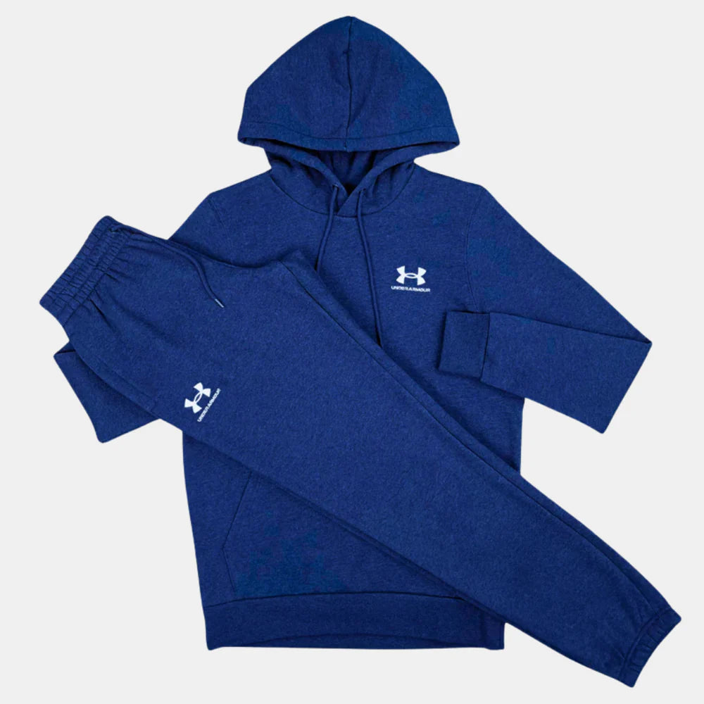 UNDER ARMOUR ESSENTIAL FLEECE TRACKSUIT - GREY