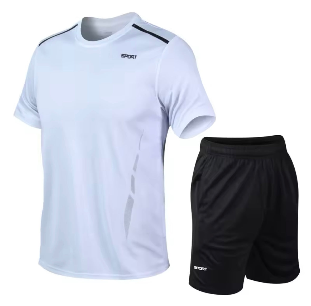 CHRLCK Men's Quick Drying Running Sets Breathable