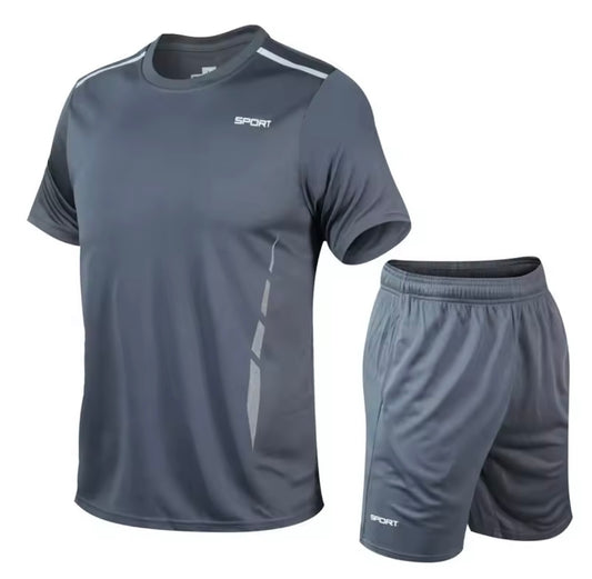 Sports suit men's grey