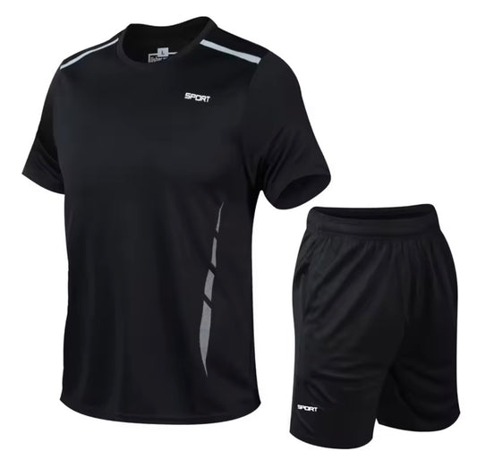 Sports suit men's black