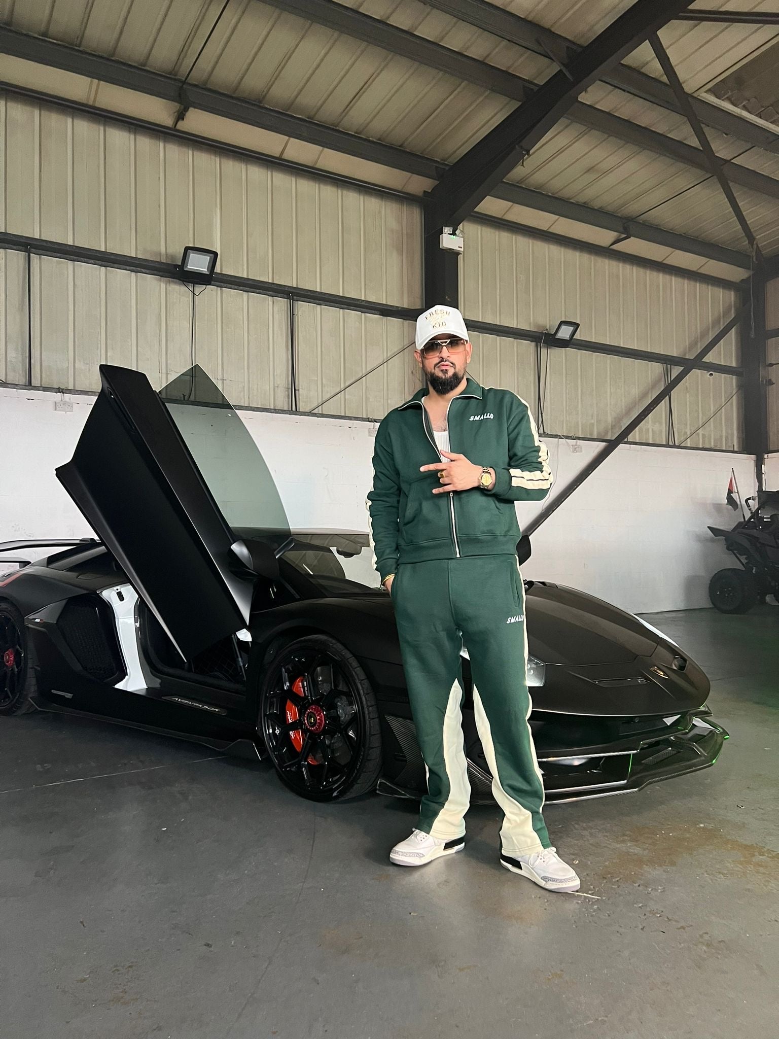 SMALLO men's striped tracksuit