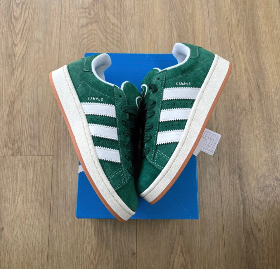 Adidas Campus Green/White
