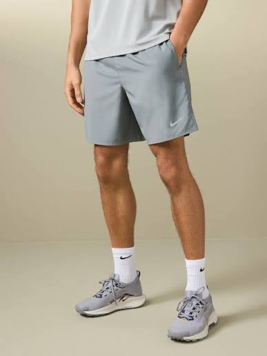 Nike Light Grey Dri-FIT Challenger Shorts