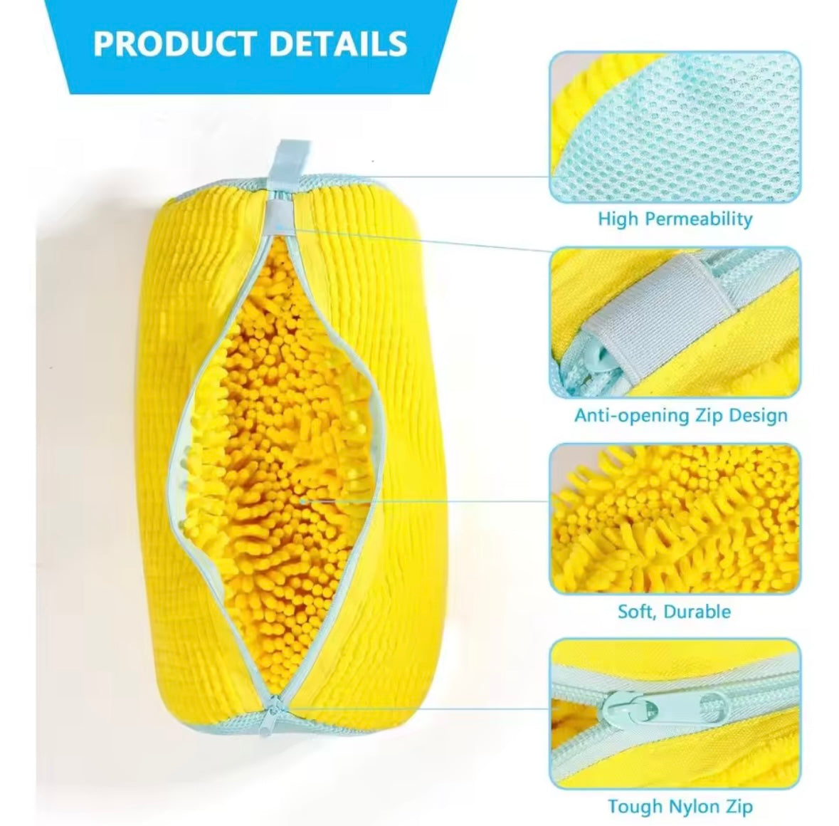 Durable Shoe Washing Machine Bag
