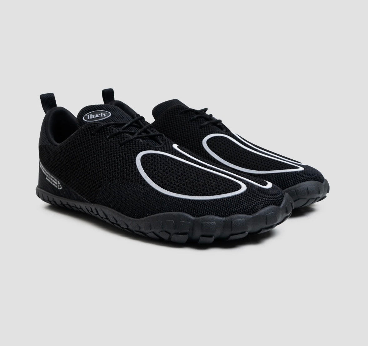 Tech Tabi Obsidian Black | Barefoot Running Shoes