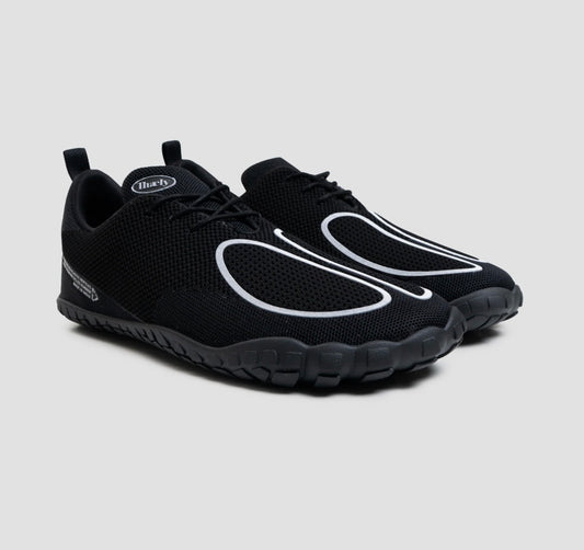 Tech Tabi Obsidian Black | Barefoot Running Shoes