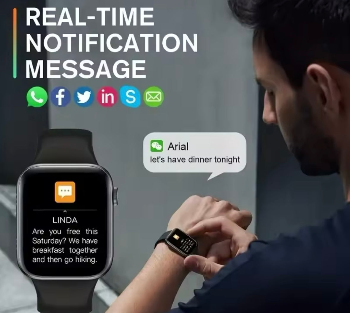Wireless Calling Smart Watch