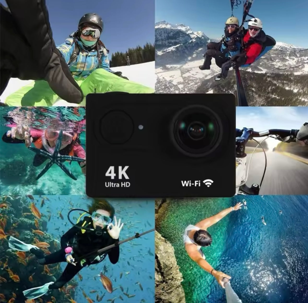 4K Action Camera 1080P/30FPS