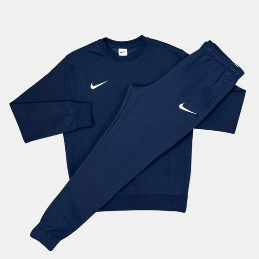 NIKE CREW NECK TRACKSUIT - NAVY BLUE