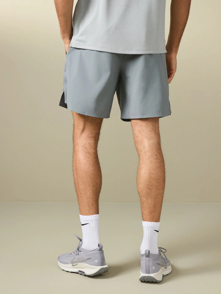 Nike Light Grey Dri-FIT Challenger Shorts