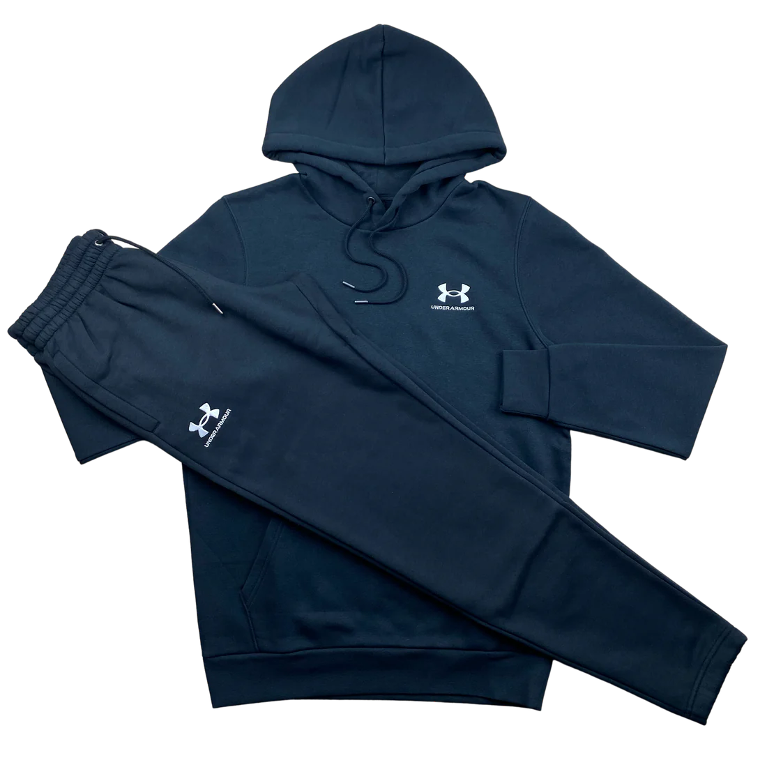 UNDER ARMOUR ESSENTIAL FLEECE TRACKSUIT - GREY