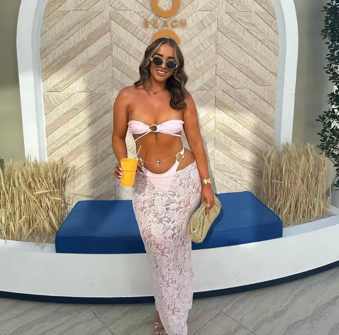 Bandeau Three Pieces Bikini