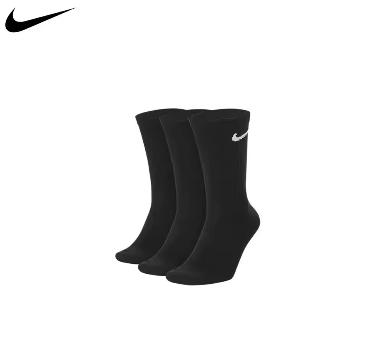 Nike Everyday Lightweightcrew Unisex black/white