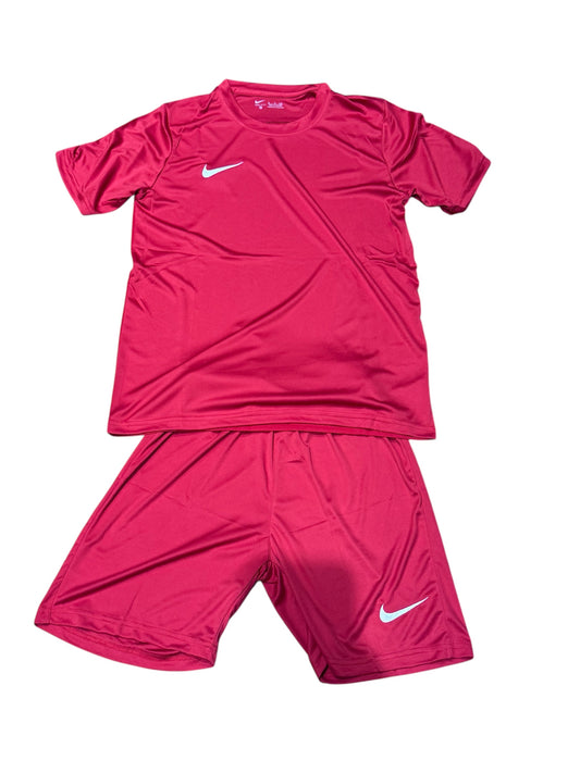 NIKE DRI FIT SET - LASER CRIMSON